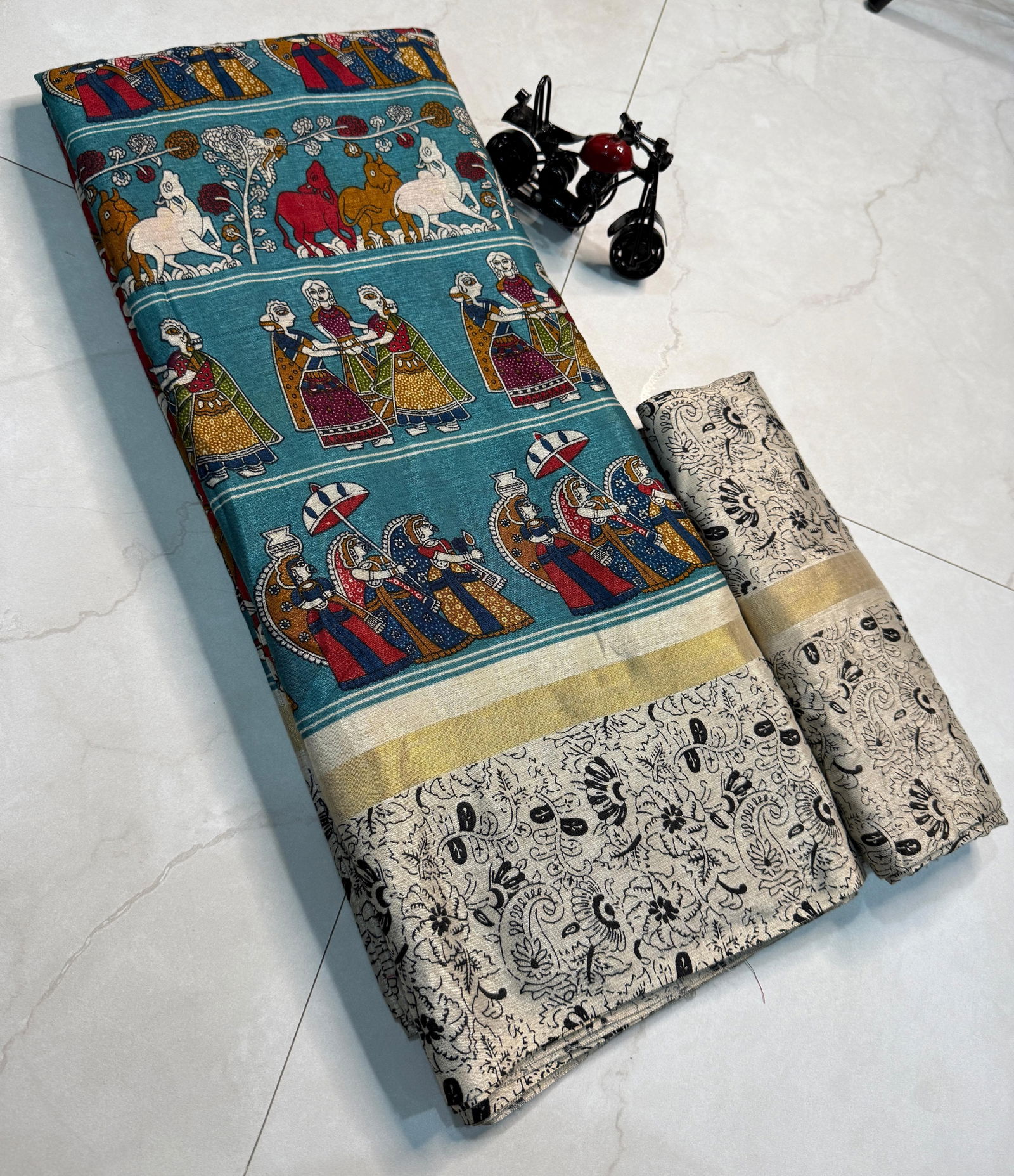 Wow Cotton Silk kalamkari Printed Daily Wear Sarees Suppliers In India